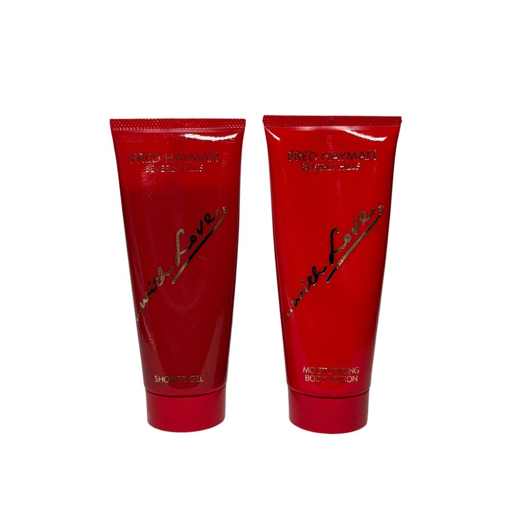 Fred Hayman Beverly Hills …With Love Travel sz body lotion & shower gel